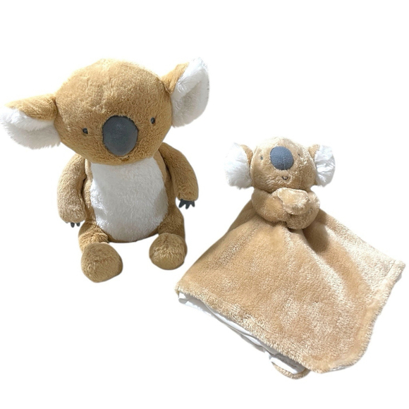 Lot Carters Child of Mine Unisex Koala Bear Satin Lovey & Wind Up Musical Plush - Picture 1 of 17